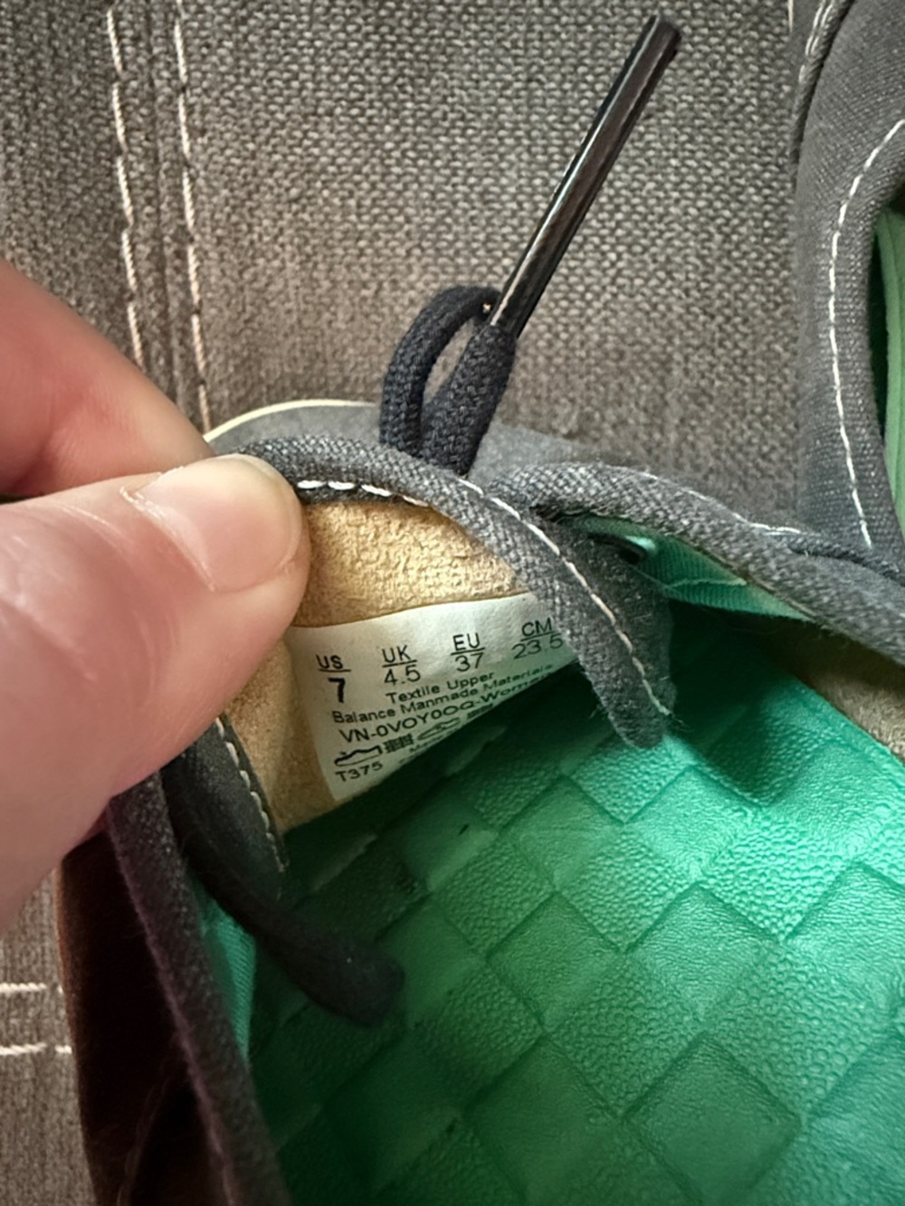 🌈5/$25 BUNDLE! Gray Vans Solana Lo Pro Surf Siders - Picture 4 of 5